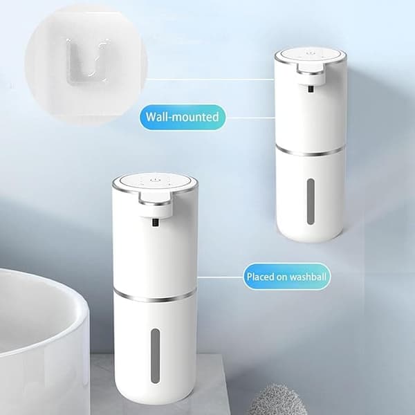 Automatisk Sensor Dispenser för Handtvål – 380ML – Väggmonterad Elektrisk Tvåldispenser för Kök, Badrum och Kontor