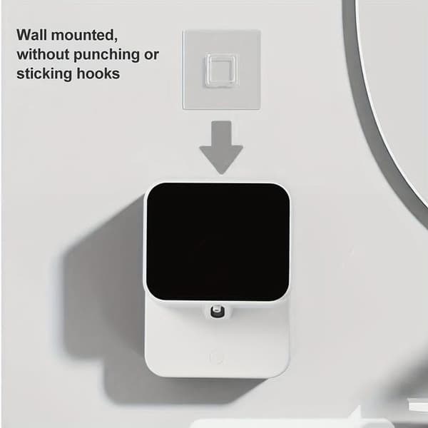 Bomclap Väggmonterad Automatisk Tvåldispenser med Infraröd Sensor & LED Temperaturindikator