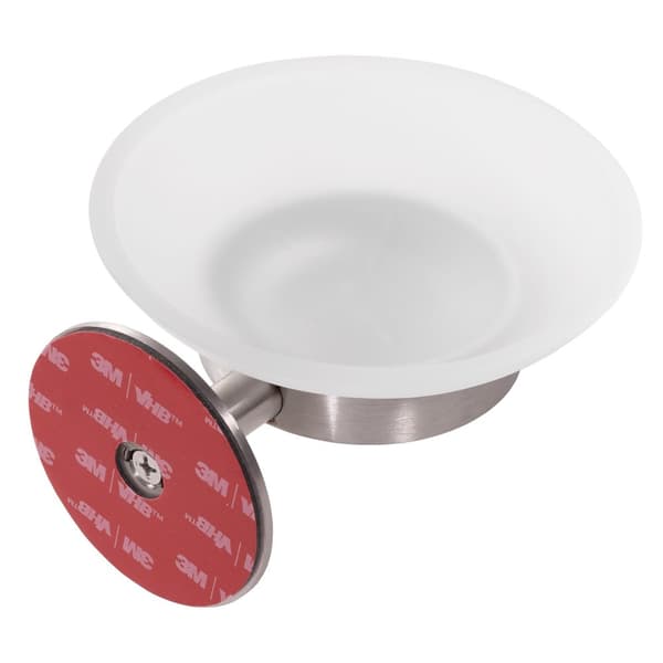 VÄGGMONTERAD TVÅLKOPP BORSTAD NICKEL INOX 322218