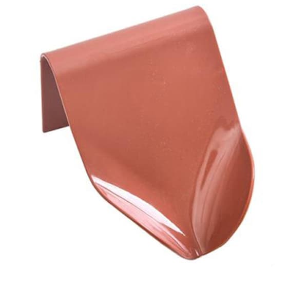 Stilren Tvålhållare (Självhäftande) Minimalistisk Design Rödbrun Rödbrun