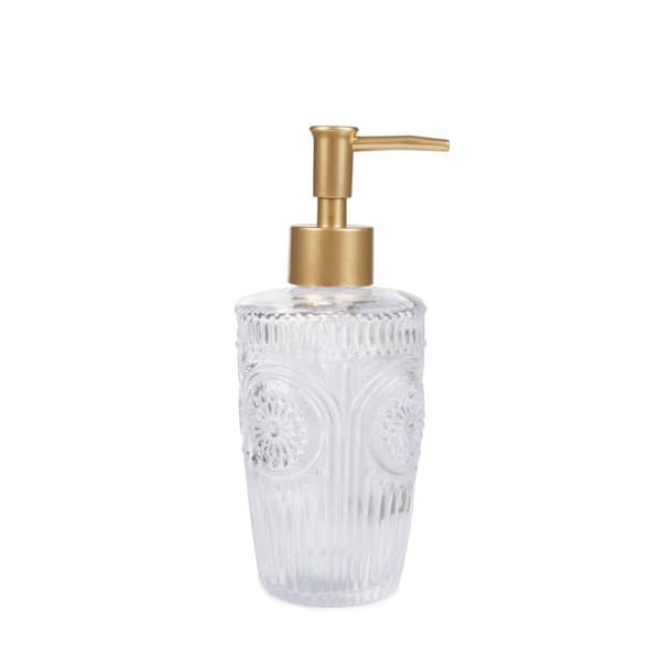Dispenser | COIMBRA | gennemsigtigt glas | 8x8x17,8 cm | 866697