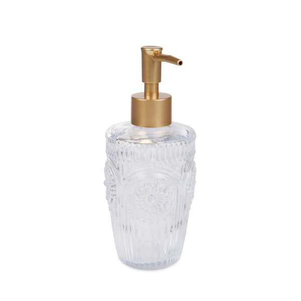 Dispenser | COIMBRA | gennemsigtigt glas | 8x8x17,8 cm | 866697