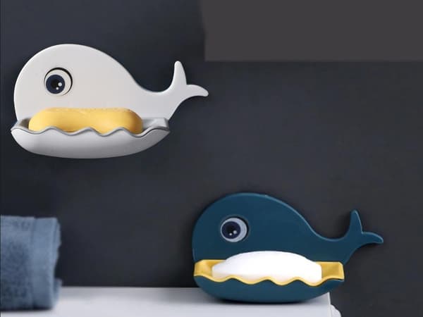 Tvålkopp Delfin / Tvålhållare - Självhäftande