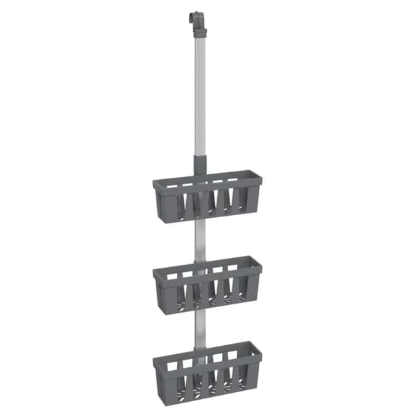 Duschhylla hängande 30x15x(67-105) cm aluminium