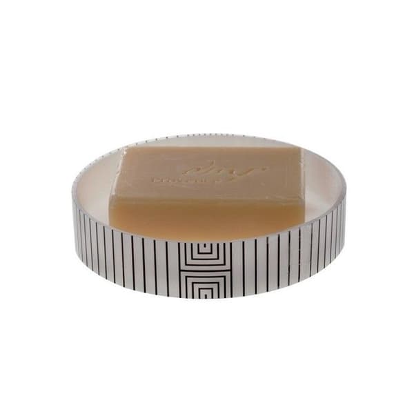 Porte-savon Spirella GRAPHIC Svart &amp; Vit - Elegant och praktisk