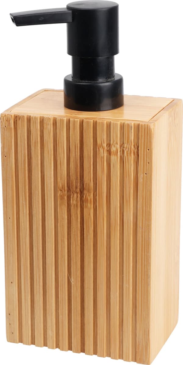 Tvålpump Natur/Svart Bambu