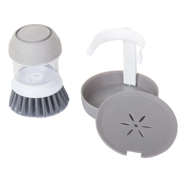 Diskborste med Diskmedelsdispenser och Ställ