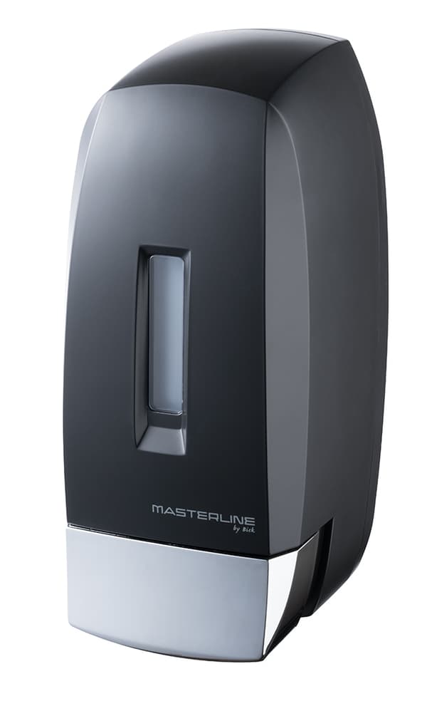 Vægmonteret sæbedispenser, sort, 500 ml