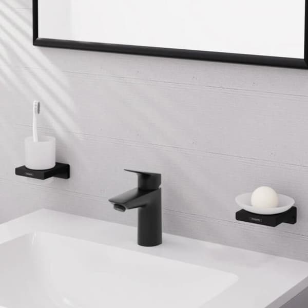 HANSGROHE Svart matt tvålpump AddStoris