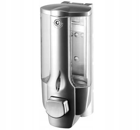 Sæbedispenser hængende 300ml metallisk