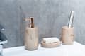 Miniatyrbillede 3 af 3: Badeværelsessæbedispenser 410 ml guld stentøj