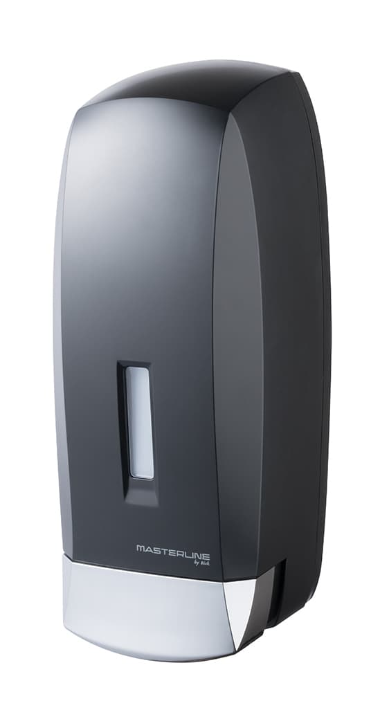 Väggmonterad tvålpump, svart, 1000 ml
