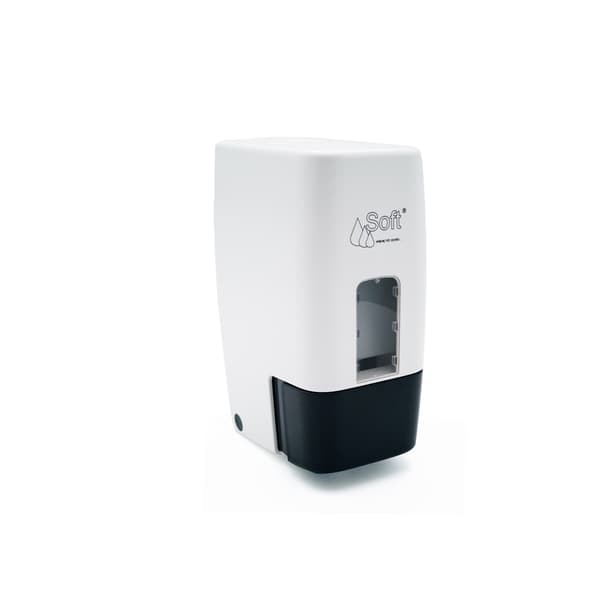 Dispenser til flydende sæbe 0,5 l hvid ABS