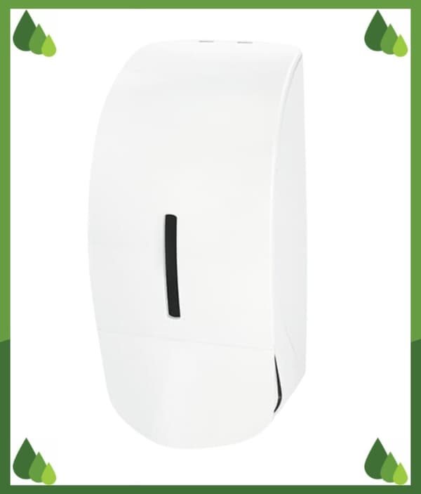 Elegant sæbedispenser - 1l ABS hvid