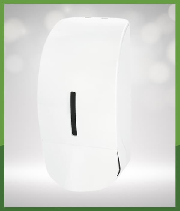 Elegant sæbedispenser - 1l ABS hvid