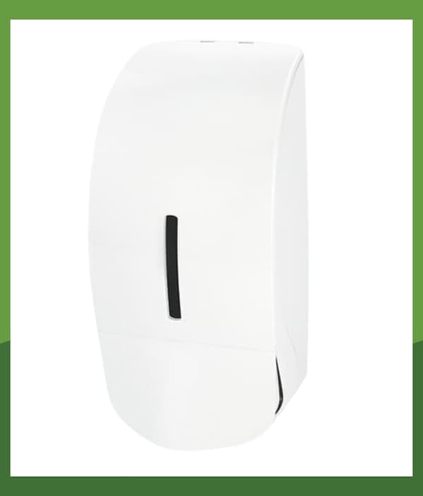 Elegant sæbedispenser - 1l ABS hvid