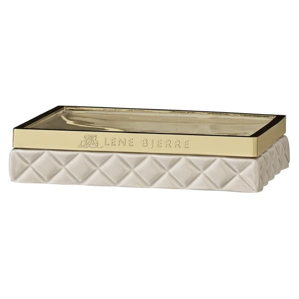 FURNLUX TVÅLHÅLLARE PORTIA BEIGE 10CM