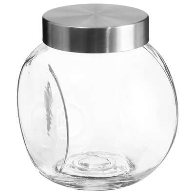 Nixo Glass Jar 1,5L ruostumatonta terästä