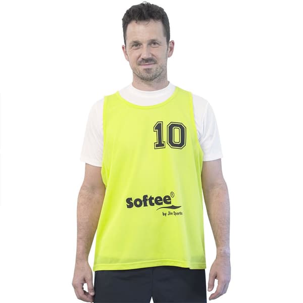 Softee Nummereret 6 10 10 5 Enheder Hagesmæk Gul Senior Mand