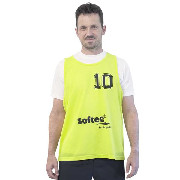 Softee Numeroitu 1 5 5 5 Yksiköt Bib Keltainen Senior Mies