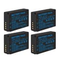 Miniatyrbillede 1 af 2: Canon EOS M batteri, 2000mAh, Kompatibel med M10, M50, M100, 3 batteri 1 oplader