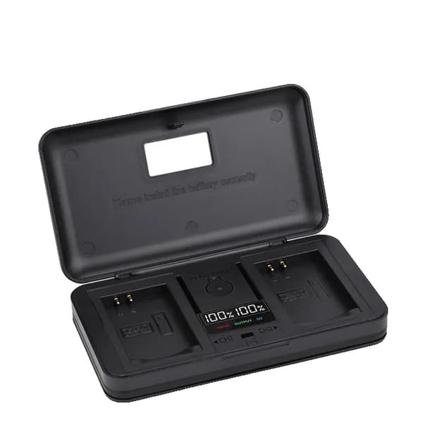Canon EOS M batteri, 2000mAh, Kompatibel med M10, M50, M100, 3 batteri 1 oplader