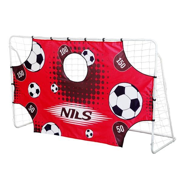 BR240P 2-i-1 MÅL MED NET OG MÅLPANEL 240x150cm NILS