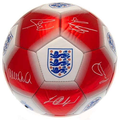 England FA Fotboll Signatur