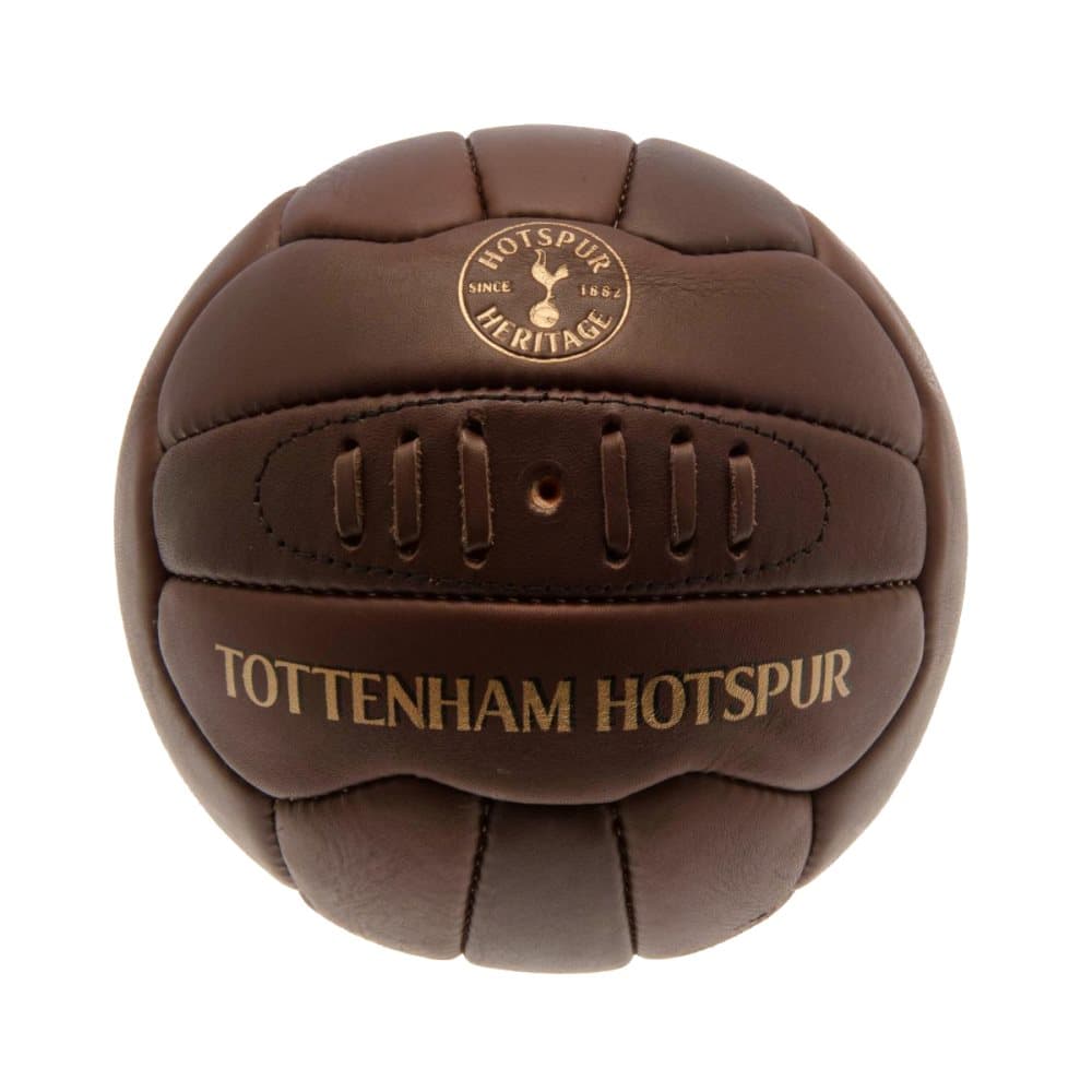 Tottenham Hotspur FC Officiell Retro Heritage Leather Ball