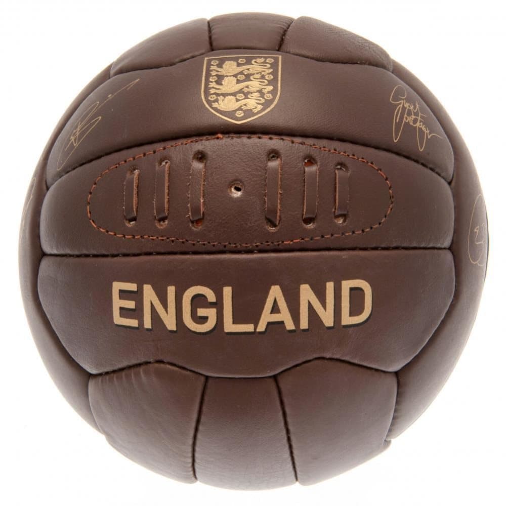 England FA Läder Retro Heritage Fotboll