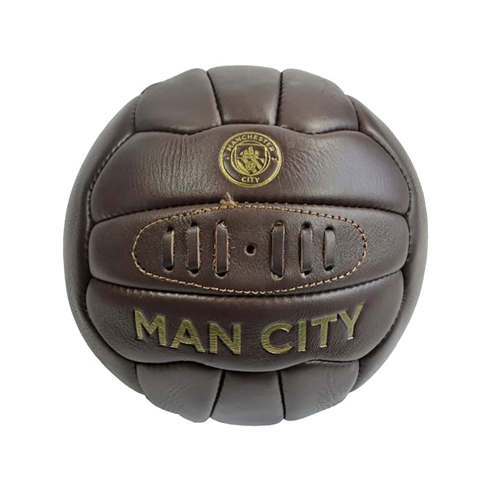Manchester City FC Retro läderboll