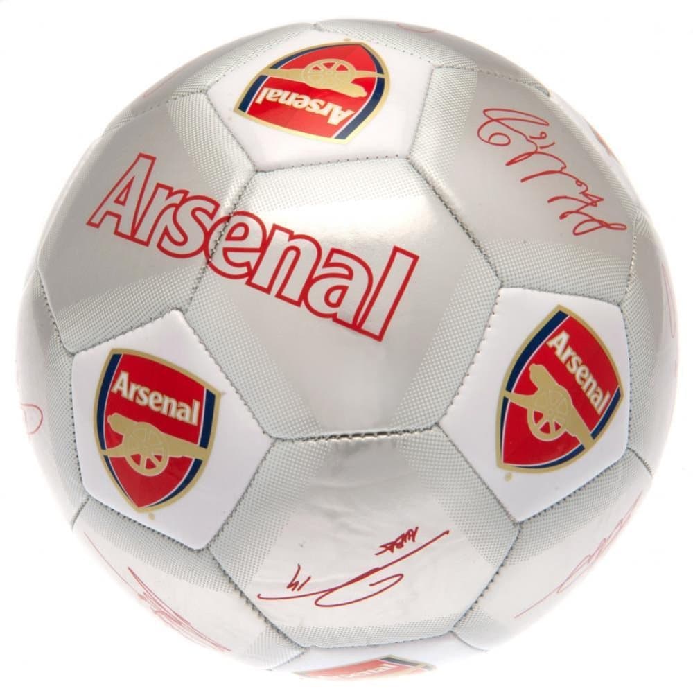 Arsenal FC Tryckt spelare signaturer Signed Football