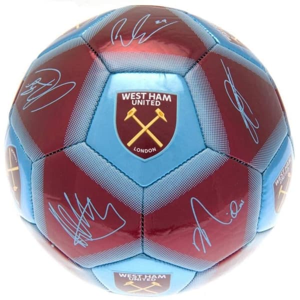 West Ham United FC Signaturfotboll
