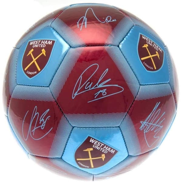 West Ham United FC Signaturfotboll