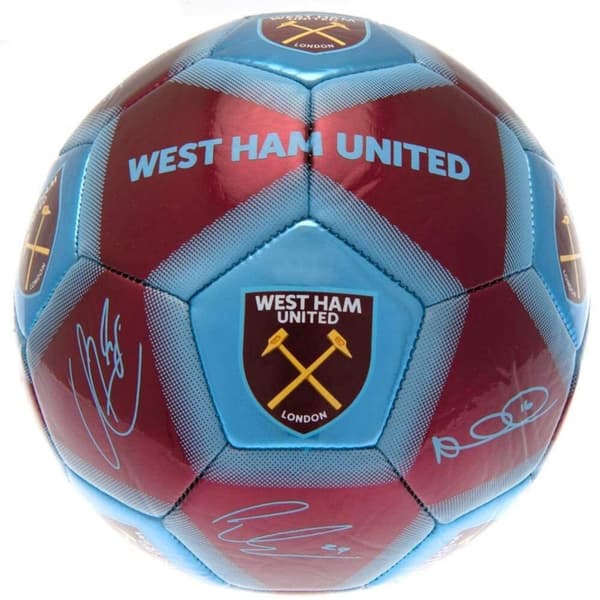 West Ham United FC Signaturfotboll