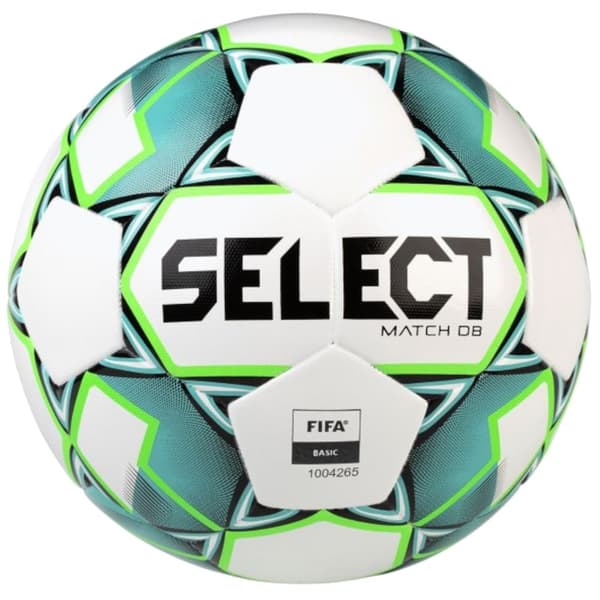 Select Match DB FIFA Basic Ball MATCH WHT-GRE, Fodbold, Unisex, hvid, Størrelse: 5