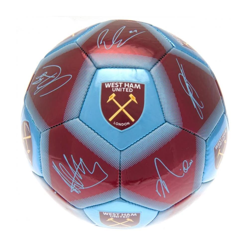 West Ham United FC Signaturfotboll