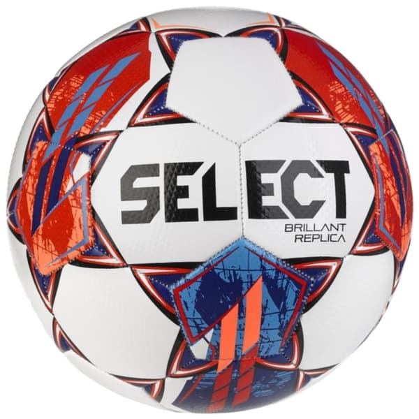 Select Brillant Replica V23 Ball BRILLANT REPLICA WHT-RED, Fodbold, Unisex, hvid, Størrelse: 5