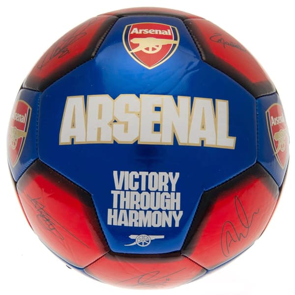 Arsenal FC Victory Through Harmony Signature Football