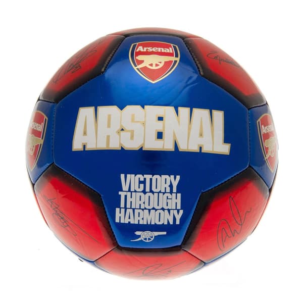 Arsenal FC Seger genom harmoni Signature Football