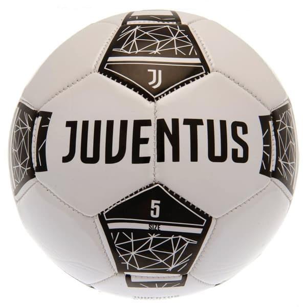 Juventus FC Fotboll med kontrastpaneler Black/White 5
