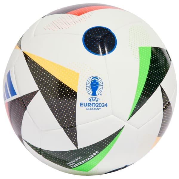 adidas Fussballliebe Training Euro 2024 Ball IN9366, Fodbold, Unisex, hvid, Størrelse: 5