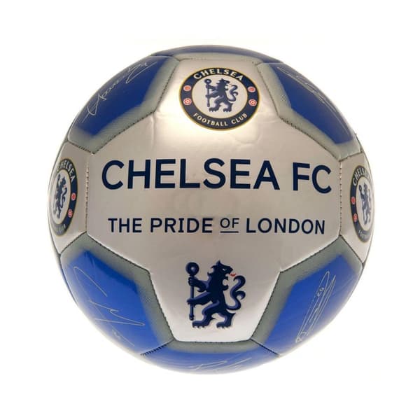 Chelsea FC Signature fodbold Blue/Silver 5