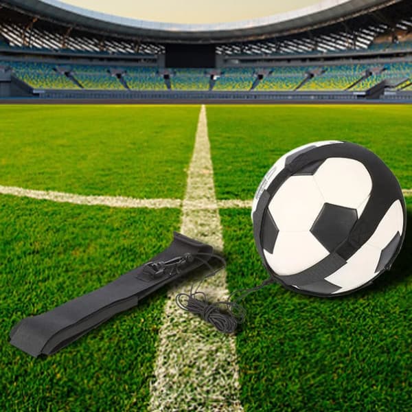 Fotbollsträningsbälte för kast och sparkar: Slitstarkt träningsbälte för individuell träning med fotboll