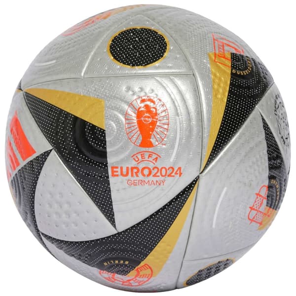 adidas Fussballliebe Finale Euro 2024 FIFA Quality Pro Ball IS7436, Fodbold, Unisex, sølv, Størrelse: 5