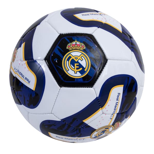 Real Madrid CF Tracer Football White/Yellow/Blue 5