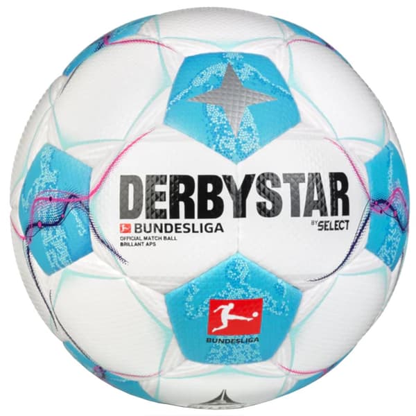 Derbystar Bundesliga Brillant APS v24 FIFA Quality Pro Ball 102011F, Fodbold, Unisex, hvid, Størrelse: 5