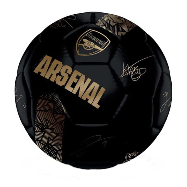Arsenal FC Phantom Signature fodbold Black/Gold 5