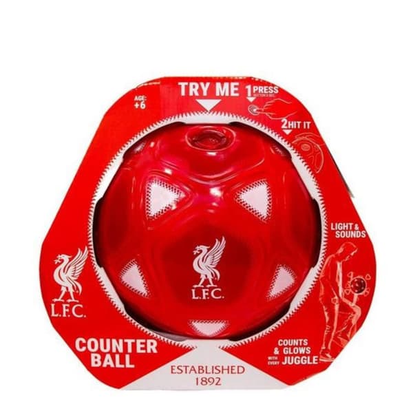 Liverpool FC Smart Ball Counter Football Red/White One Size