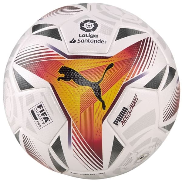 Fotboll, Unisex, Vit, Puma LaLiga 1 Accelerate FIFA Quality Pro Ball 083645-01